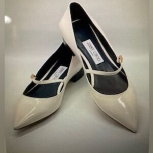 Jimmy Choo , 38.5, cream/white